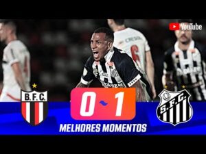 BOTAFOGO 0 X 1 SANTOS | MELHORES MOMENTOS | PRIMEIRA RODADA | CAMPEONATO PAULISTA 2024