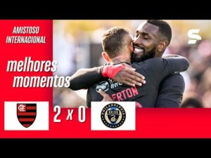 Flamengo vence Philadelphia Union por 2 a 0 em amistoso transmitido pelo Sportv