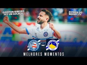 Golaço de Everton Ribeiro na estreia do Bahia contra o Jacobina: melhores momentos - 24/01/2024
