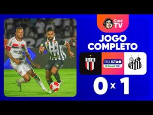 Jogo Completo: Botafogo x Santos - Rodada 1 - Fase de Grupos - Paulistão 2024