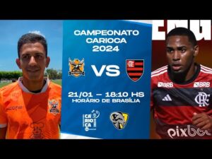 Jogo ao vivo: Nova Iguaçu x Flamengo pelo Campeonato Carioca com imagens