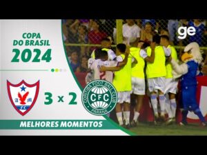 Águia de Marabá vence o Coritiba por 3 a 2 na Copa do Brasil 2024 | Melhores Momentos