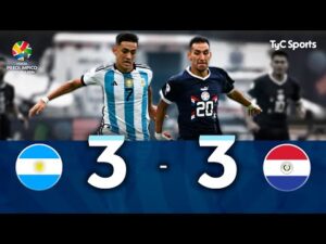 Argentina 3-3 Paraguay | Preolímpico Sudamericano Sub-23 Venezuela 2024