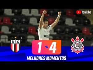 BOTAFOGO 1 X 4 CORINTHIANS | MELHORES MOMENTOS | OITAVA RODADA | PAULISTÃO 2024