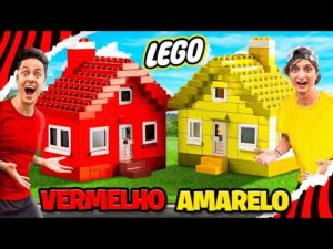 Desafio de quem fica mais tempo na casa de LEGO da sua cor