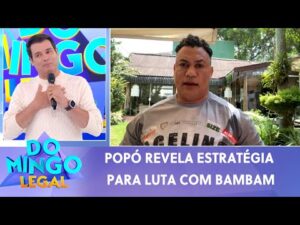 Entrevista exclusiva com Popó sobre a luta com Bambam no Domingo Legal (25/02/24)
