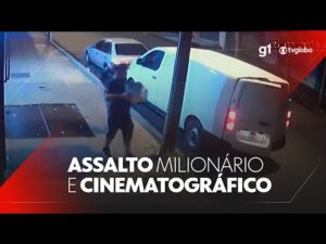 Exclusivo: Filmagens inéditas revelam criminosos após assalto de milhões no Paraguai
