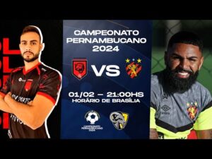 Flamengo Arcoverde x Sport - Campeonato Pernambucano - Ao Vivo e com Imagens