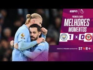 Haaland decide mais uma vez ao marcar gol da vitória! | Manchester City 1 x 0 Brentford | Melhores Momentos