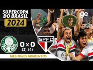 Melhores momentos da partida Palmeiras 0 (2) x (4) 0 São Paulo na Supercopa do Brasil 2024