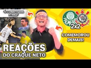 Neto reage de forma emocionante a empate entre Palmeiras e Corinthians pelo Campeonato Paulista