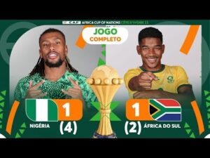 Nigéria 1 (4) x 1 (2) África do Sul - Jogo completo - Semifinal | Copa Africana de Nações
