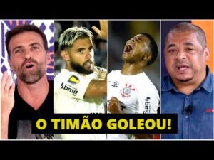 O Corinthians está ganhando confiança! Goleou o Botafogo-SP por 4 a 1 e provoca debate.