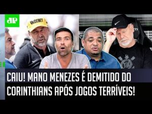 O Mano Menezes foi demitido do Corinthians! Saiba quem será o novo técnico