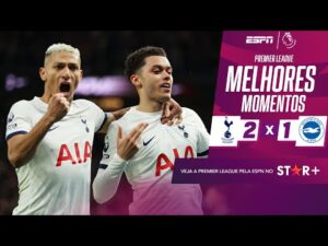 Tottenham vira no último lance, derrota o Brighton e mantém-se na perseguição aos líderes | Melhores Momentos