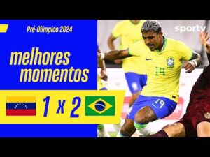 Venezuela 1 x 2 Brasil - Melhores momentos do jogo no Pré-Olímpico de Futebol Masculino 2024 transmitido pelo Sportv