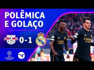 Vinicius Junior se destaca, desarma zagueiro e Real Madrid vence com gol incrível contra o RB Leipzig