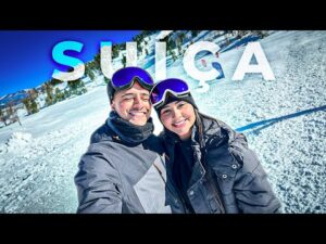 Vlog na Suíça: Nossa primeira experiência na neve com Tainá, Gabepeixe e Fer