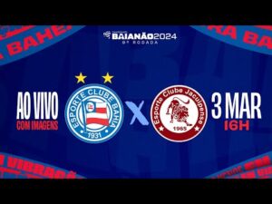 Assista ao jogo completo do Bahia contra o Jacuipense pelo Campeonato Baiano
