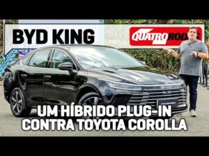 BYD King: Conheça o novo híbrido de 200 cv que alcança 28 km/l e rivaliza com o Toyota Corolla