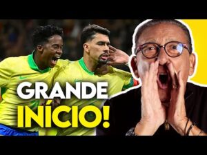 Brasil empata na estreia e Dorival tem bom início como técnico | Comentário de Galvão Bueno