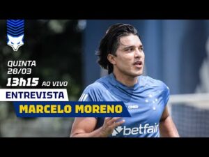 Entrevista ao vivo com Marcelo Moreno no Cruzeiro