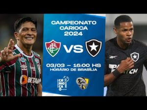 Fluminense x Botafogo | Campeonato Carioca | Transmissão Ao Vivo e Com Imagens