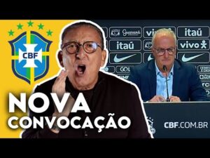 Galvão Bueno comenta as novidades na primeira convocação de Dorival para a Seleção Brasileira