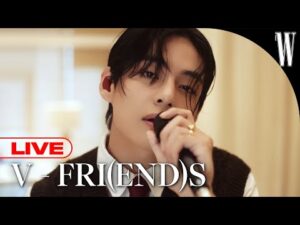 [LIVE] 뷔의 감미로운 고백, 'FRI(END)S' 라이브로 듣기 by W Korea