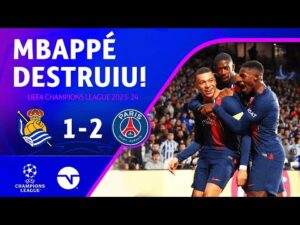 Mbappé brilha na vitória do PSG sobre Real Sociedad e garante vaga nas quartas da Champions League