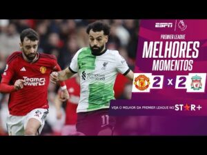 Clássico eletrizante: Manchester United e Liverpool empatam com golaços e gol de Salah no final