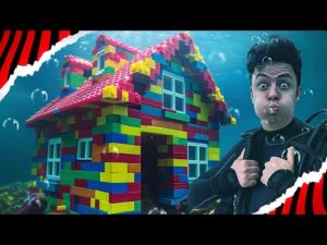 Construí uma casa aquática incrível usando peças de LEGO!