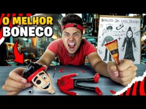 Criando o novo boneco do Enaldinho com muita criatividade!