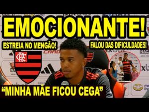 Emocionante entrevista de Carlinhos sobre dificuldades, estreia no Flamengo e conversa com a mãe