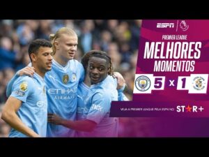 Manchester City goleia o Luton Town com golaços e recorde de Haaland na Premier League