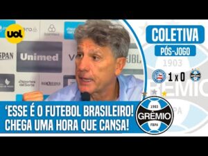 Renato Gaúcho questiona atitudes da CBF e cogita abandonar o Campeonato Brasileiro