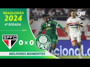 São Paulo 0 x 0 Palmeiras | Melhores Momentos | 4ª Rodada do Brasileirão Série A 2024 | ge.globo