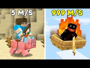 Testei as melhores maneiras de viajar no Minecraft e mostrei todas as opções