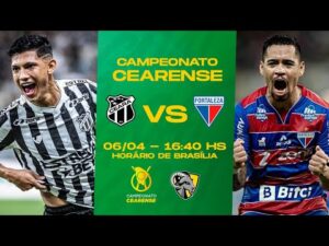 Transmissão ao vivo do clássico Ceará x Fortaleza pelo Campeonato Cearense com imagens