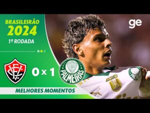 Vitória 0 x 1 Palmeiras - Melhores Momentos da 1ª Rodada do Brasileirão 2024