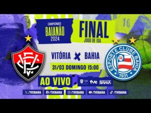 Vitória 3x2 Bahia | Partida completa da final de ida do Baianão na TVE - 31/03/2024