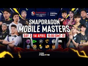 🔴 LIVE: Snapdragon Mobile Masters 2024 | Day 3 | Free Fire - Torneio de jogos mobile ao vivo