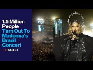 1.5 Million People Attend Madonna's Concert in Brazil