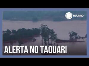 Alerta de enchentes no Vale do Taquari (RS) devido às chuvas intensas