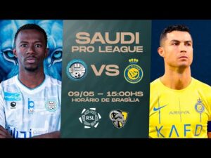 Assista ao vivo Al-Okhdood vs Al-Nassr na Liga Saudita com imagens