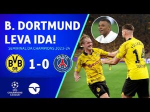 Borussia Dortmund garante vitória apertada sobre PSG em jogo repleto de oportunidades perdidas! Borussia Dortmund 1 x 0 PSG | Champions League