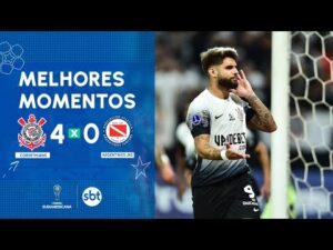 Corinthians goleia Argentinos Juniors por 4 a 0 na Copa Sul-Americana 2024