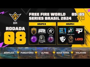 Free Fire World Series Brasil - Rodada 8: Pain Gaming, Team Solid, LOUD, Fluxo | Liga Brasileira de Free Fire