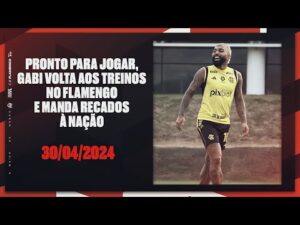 Gabi retorna aos treinos no Flamengo e envia mensagem à torcida