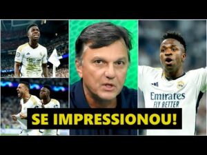 Mauro Cezar elogia virada do Real Madrid com atuação impressionante de Vinicius Júnior